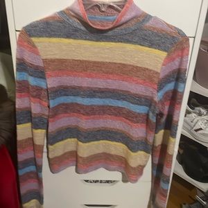 SO brand Size S cropped stripe cozy top